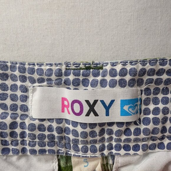 Y2k Roxy Green Black White Plaid Low Rise Bermuda Shorts - Picture 8 of 8